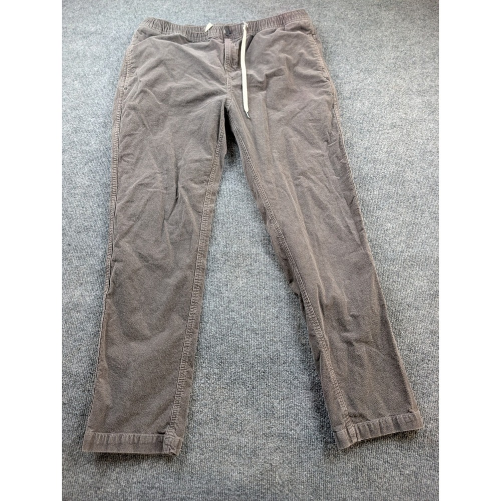 Vuori Optimist Corduroy Pants Mens XXL Brown Elastic Drawstring V440